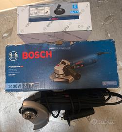 Smerigliatrice Bosch GWS 1400 + Cappa aspirazione 