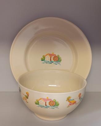 Tazza con piatto Richard Ginori Mulino Bianco 