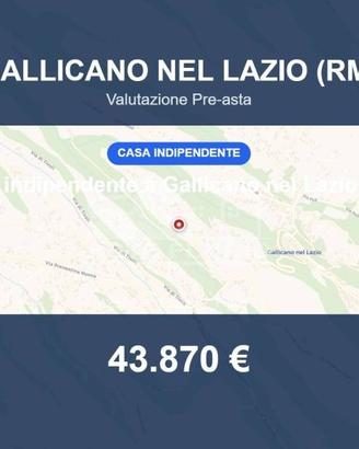 Immobile in asta di 129 m² a Gallicano nel Lazio