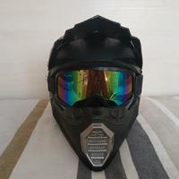  casco moto e maschera  taglia m