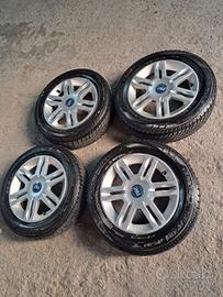 cerchi in lega fiat panda da14 con gomme 