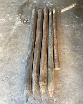 pali in legno
