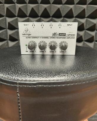 Behringer MicroAMP HA400 - Amplificatore cuffie