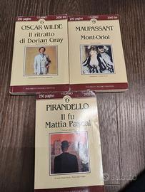 Tre libri classici Pirandello Wilde Maupassant