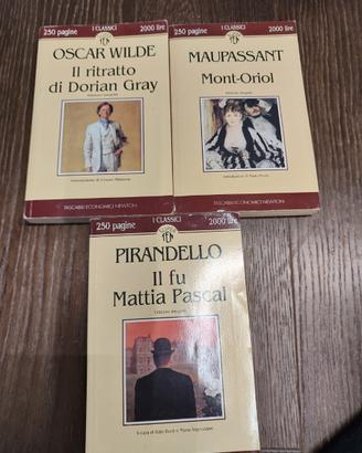 Tre libri classici Pirandello Wilde Maupassant