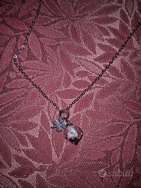 Collana con ciondolo a quadrifoglio