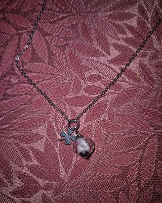 Collana con ciondolo a quadrifoglio