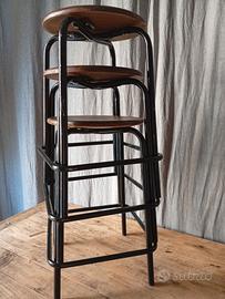sgabelli vintage impilabili 