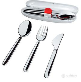 Posate Alessi, posate da viaggio nuove. 3 pezzi