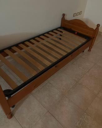 Letto con doghe
