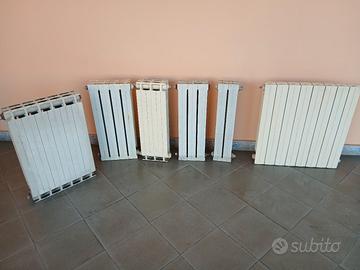 termosifoni  in alluminio.