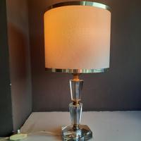 lampada mid-century cristallo ottone