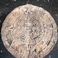 Calendario azteco vintage ceramica cm 11 