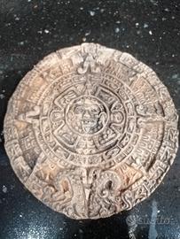 Calendario azteco vintage ceramica cm 11 