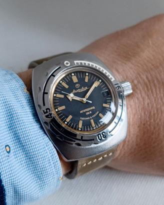 Reloj Amphibian, de la marca Vostok, modelo 420306