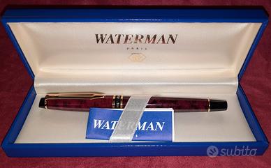 Penna stilografica Waterman Expert rosso venato