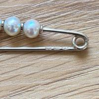 spilla oro e perle vere