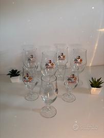 Set 7 Bicchieri Calici Birra Moretti