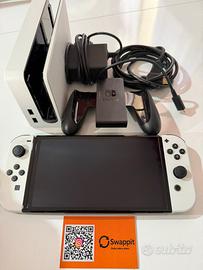Nintendo Switch OLED Bianca – COMPLETA