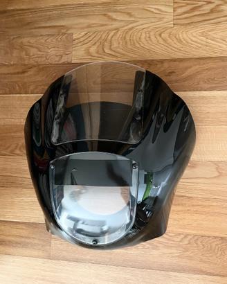 Cupolino Quarter Fairing nero per Harley Davidson