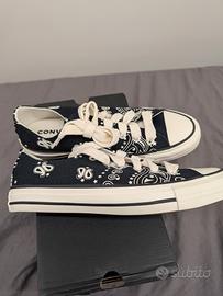 Converse All Star nere bianche 38 con scatola 