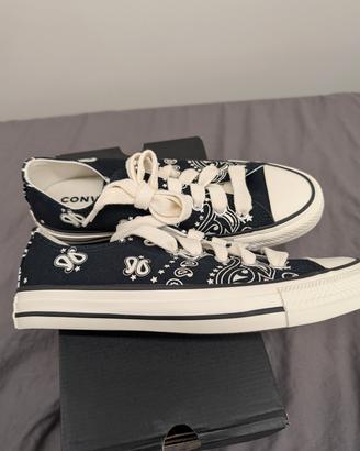 Converse All Star nere bianche 38 con scatola 