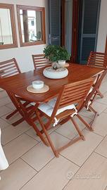 tavolo da giardino o terrazzo 