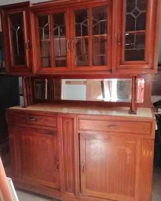 Vetrina credenza liberty