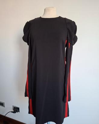 tubino nero e rosso pinko tg 40