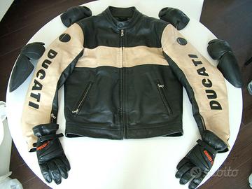 Giubbotto in Pelle Ducati Performance TG M+guanti