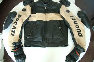 Giubbotto in Pelle Ducati Performance TG M+guanti