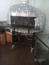 Forno per pizza a gas e legna