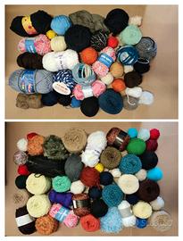gomitoli lana vari misti