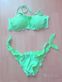 Bikini verde lime, taglia S
