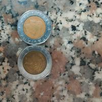 due monete da 500 lire