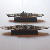 Modellini Navi Guerra HMS Hood e Bismarck Rari