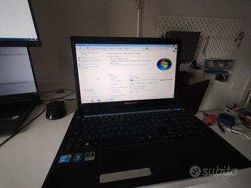 Portatile Packard Bell- 6 GB, intel i3, disco 500 