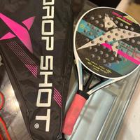 4 racchette da padel + borsa