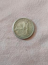 moneta 40 centavos commemorativo