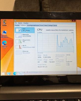 Mini laptop packard bell ze7 win 8.1