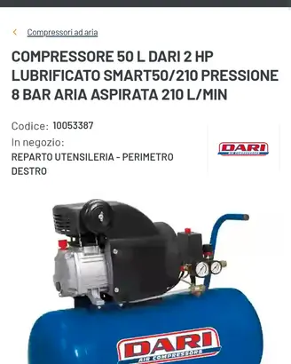 compressore 50l Dari
