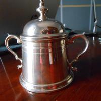 Zuccheriera in argento 800 inglesina