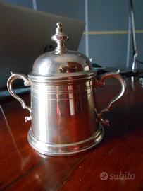 Zuccheriera in argento 800 inglesina