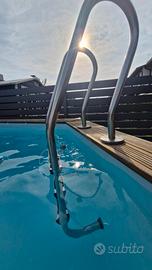 Piscina GRE Vanille 2 in legno completa