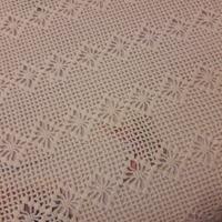 Copriletto in cotone fatto a mano da mia nonna