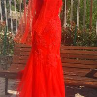Abito da sposa rosso