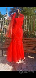 Abito da sposa rosso