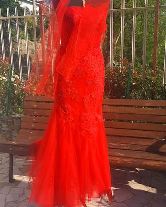 Abito da sposa rosso