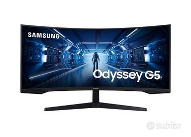 Smansung monitor gaming Odyssey G5 da 34” curvo