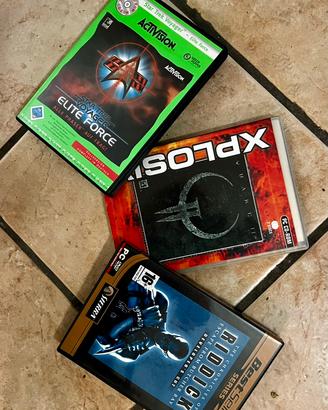 videogiochi per PC anni 2000 originali